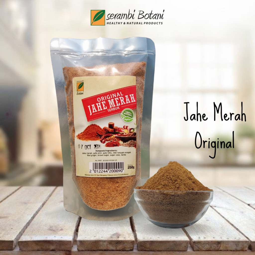 

Bubuk Jahe Merah Gula Jawa Serbuk Original Serambi Botani