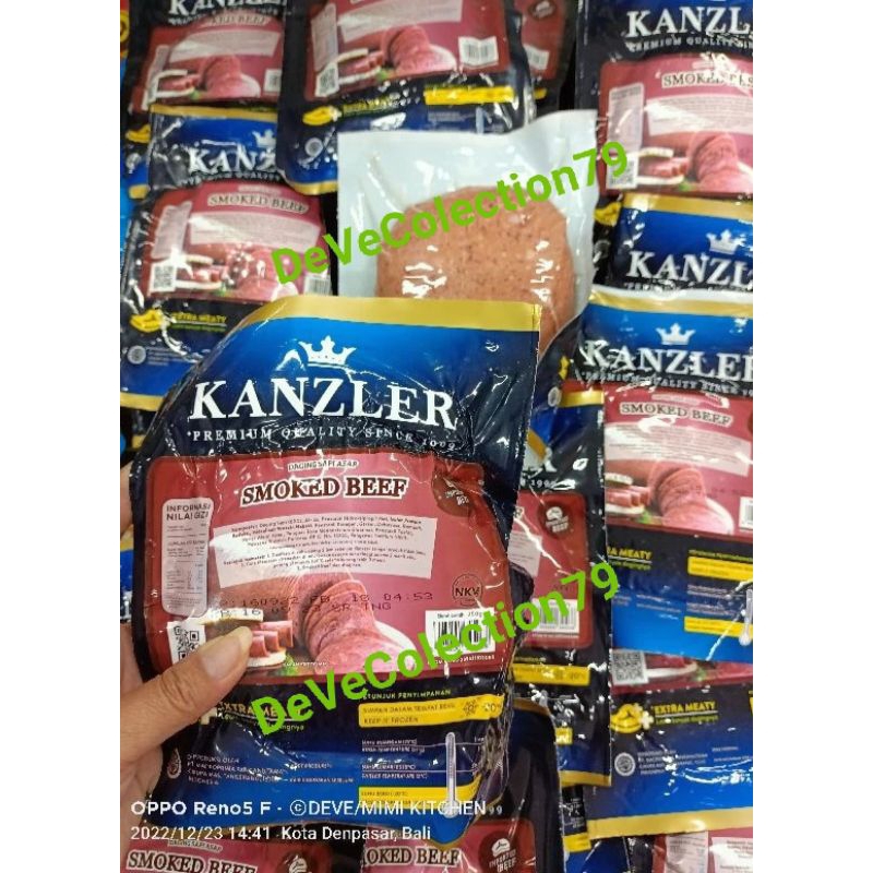 

Kanzler Smoked Beef 250gr daging asap