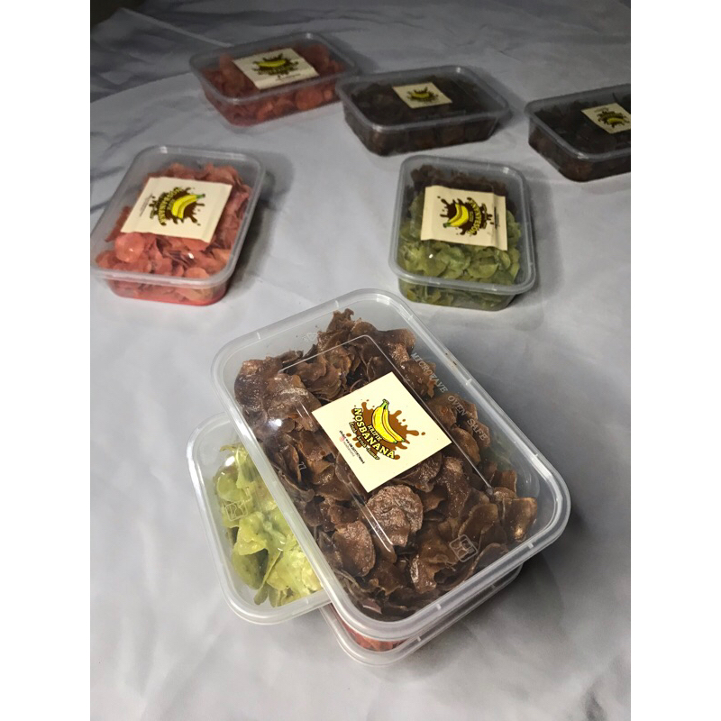 

Kripik pisang coklat lumer
