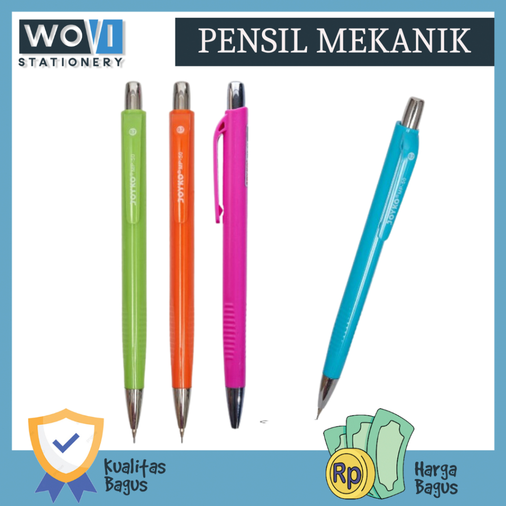 

[PCS] Pensil Mekanik 0.7mm MP-50 Joyko / Pensil Mechanical 0.7 MP-50 Joyko
