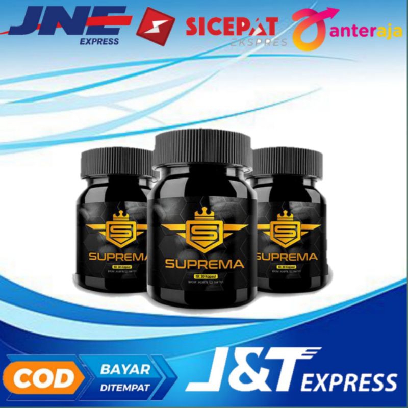 BISA COD SUPREMA ASLI OBAT STAMINA PRIA BESAR PANJANG ASLI PERMANEN