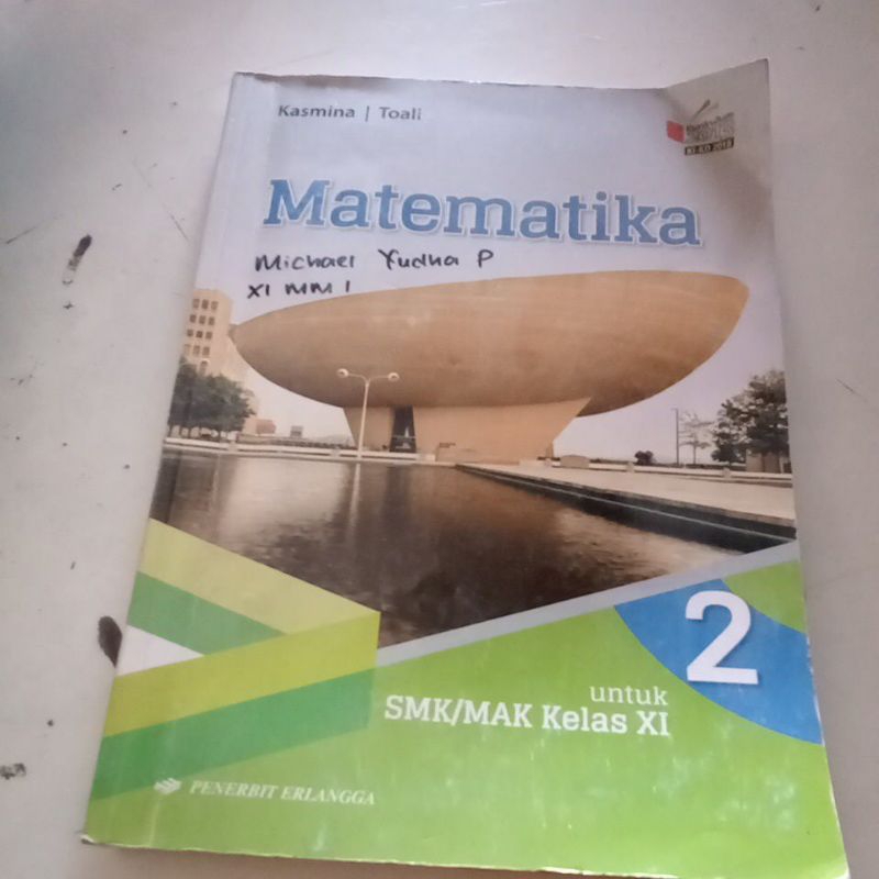 Buku Matematika Untuk SMK kelas XI 2 penerbit Erlangga