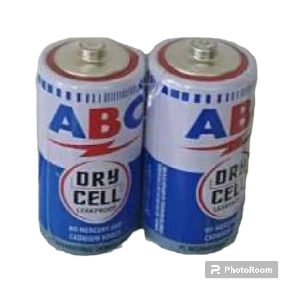 Baterai ABC, per 2pcs uk besar (R20S/D)