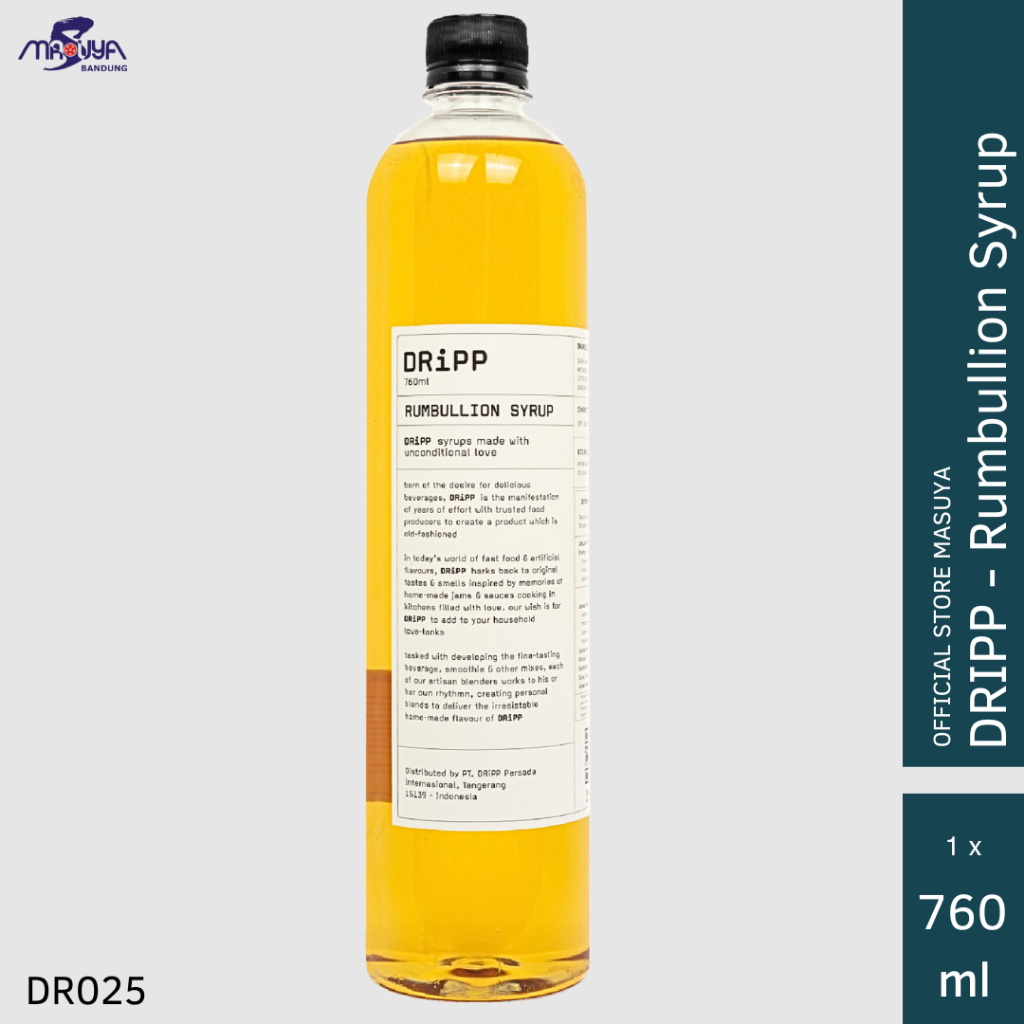 

DRiPP Rumbullion Syrup 760ml Sirup Rasa Rumbullion