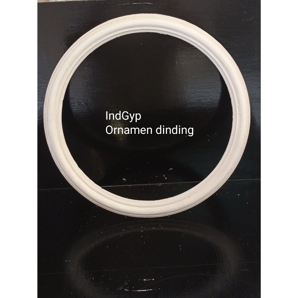 Ornamen dinding Ring T01/ Ring gypsum