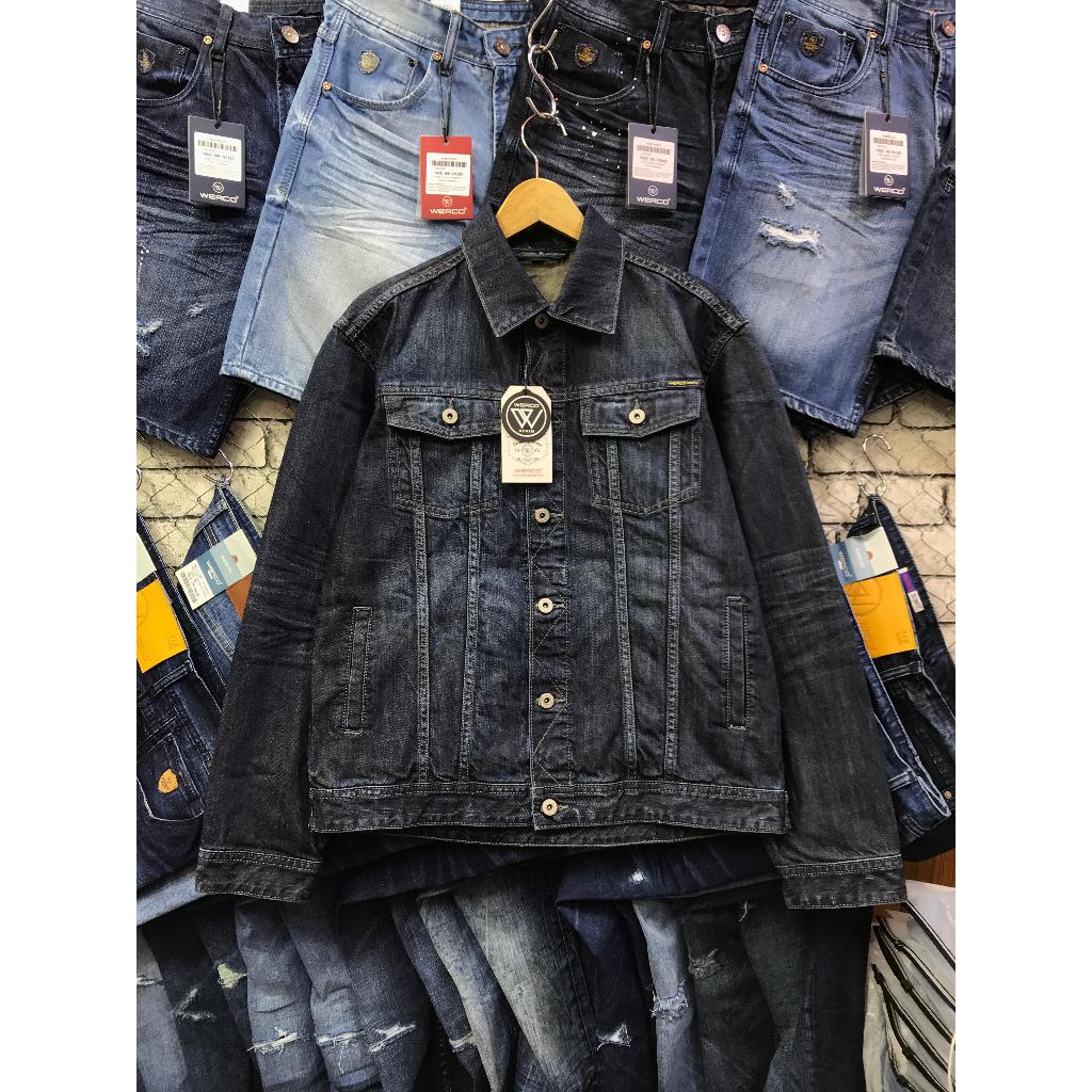 WERCO - JAKET JEANS - JAKET DENIM PRIA - RETRO