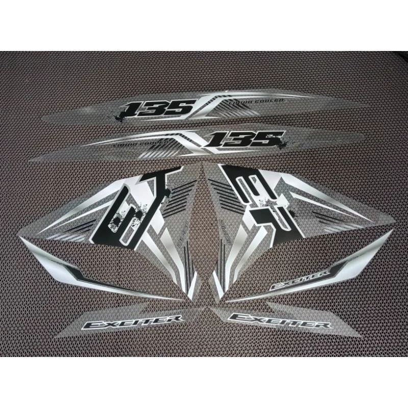 STIKER STRIPING JUPITER MX 135 TRANSPARAN CUSTOM KEREN
