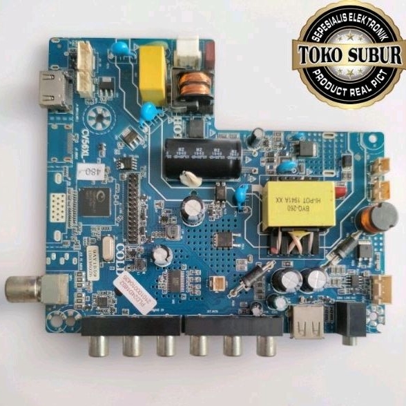 mb ori mainboard LED TV Polytron PLD 24D1852 PLD24D1852