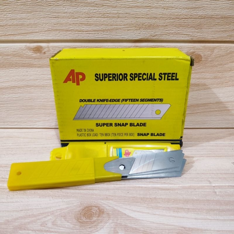

Anak Pisau Cutter AP Refill cutter besar 1 slot isi 10 pcs