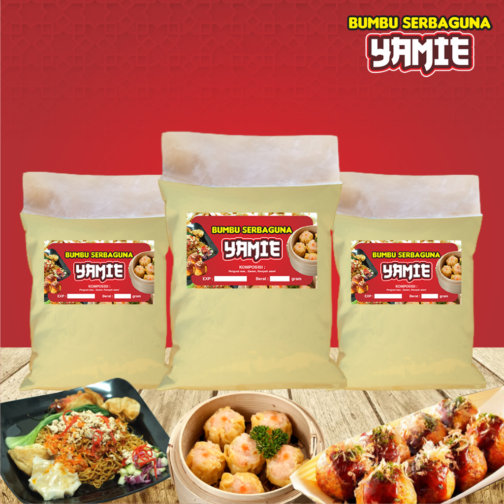 

Promo 50% Bumbu Instan Serbaguna YAMIE- Bumbu Masak