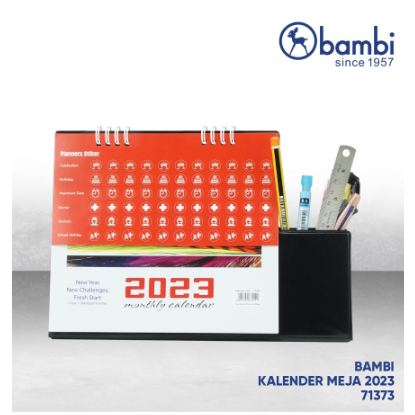 

Kalender Meja 2023 / Kalender with Planner Sticker & Pencil