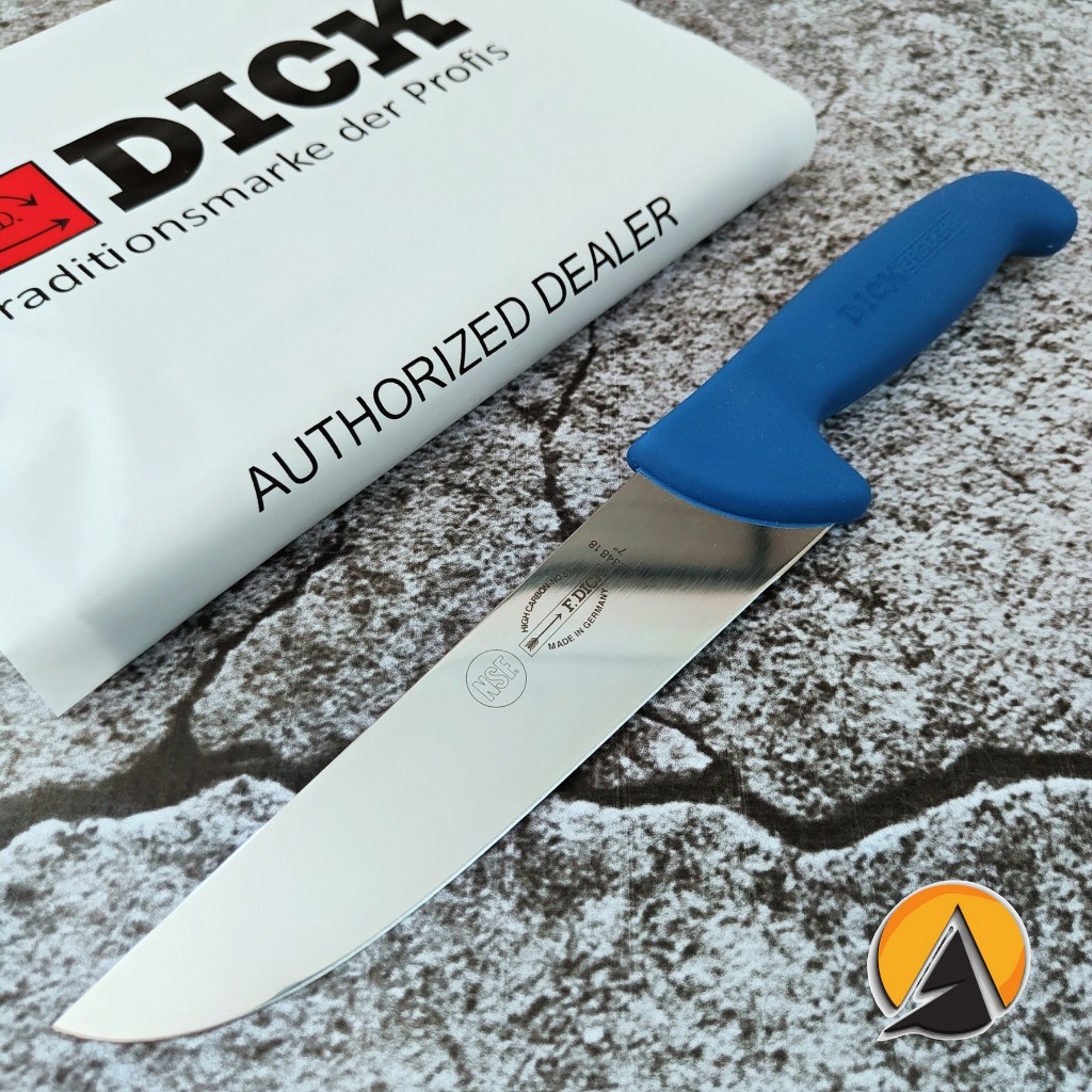 Butcher knife pisau daging sembelih F. Dick made in germany straight original 18 cm 8.2348.18