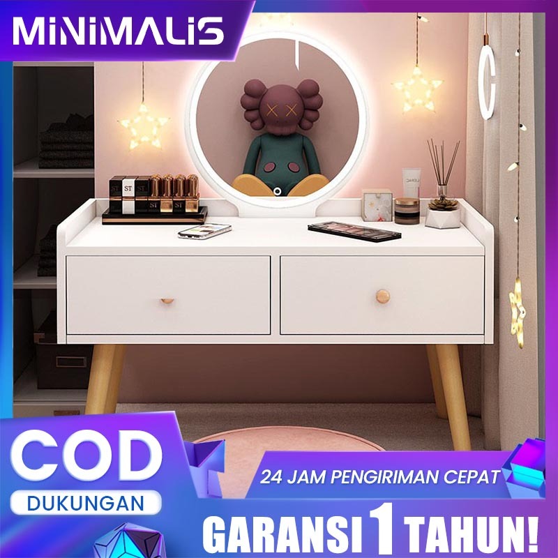Minimalis Cermin aesthetic /Meja rias/Meja rias minimalis /Meja rias aesthetic/Meja rias mini/Meja r