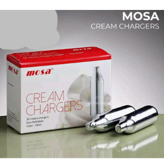 

Mosa Cream Chargers / Nitro Charger / N20 Chargers / Gas Nitro Coffee / Whip Cream Foam Maker