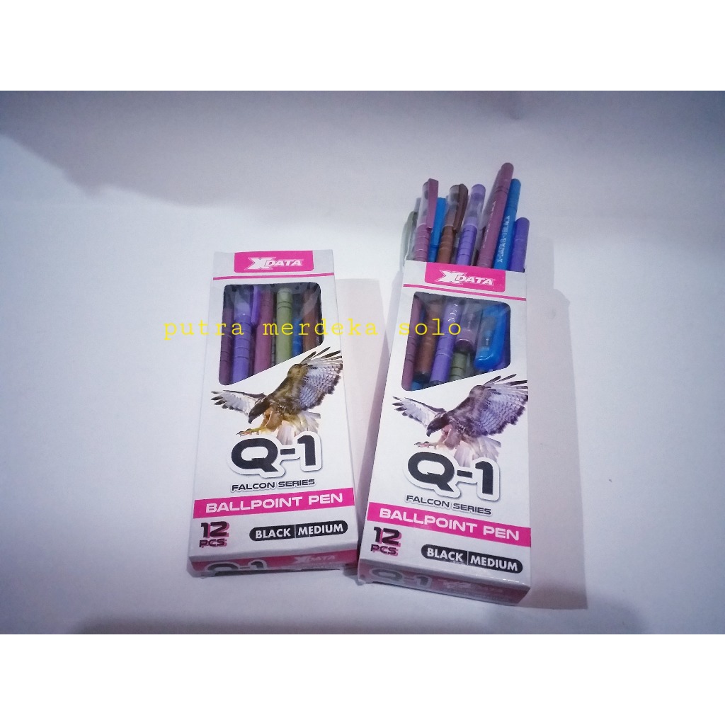 

Ballpoint, Bolpen, Pulpen Xdata Q1 Falcon 0.5mm