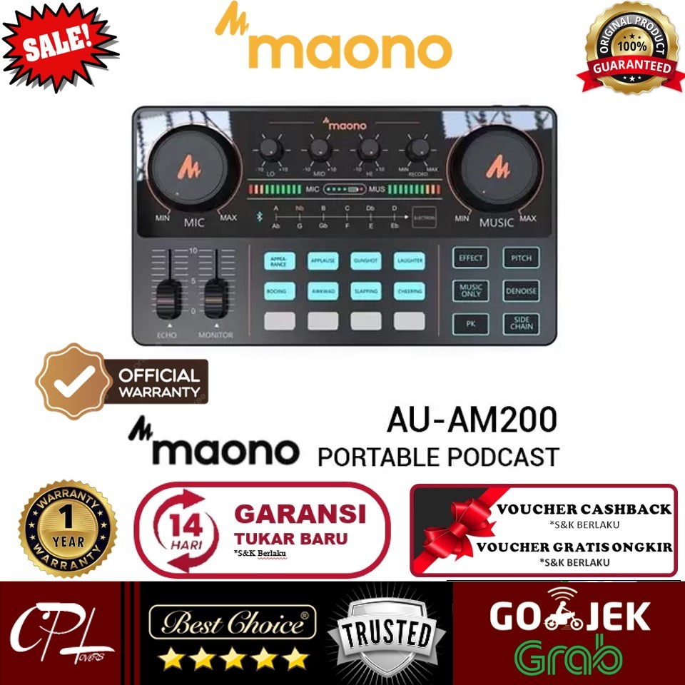 Maonocaster Lite AU-AM200 Portable Podcast - GARANSI RESMI