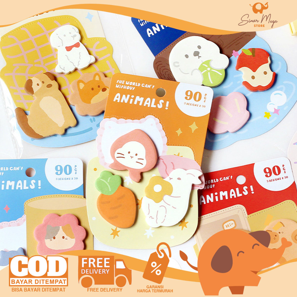 

The World Cant Exist w/o Sticky Notes / Kertas Memo Note Tempel Lucu