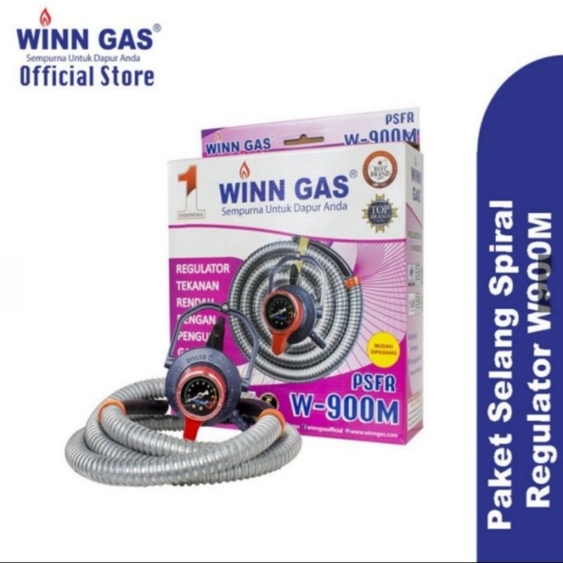 Regulator Selang Winn Gas W 900M / W900 M / Selang Paket Regulator Winn Gas