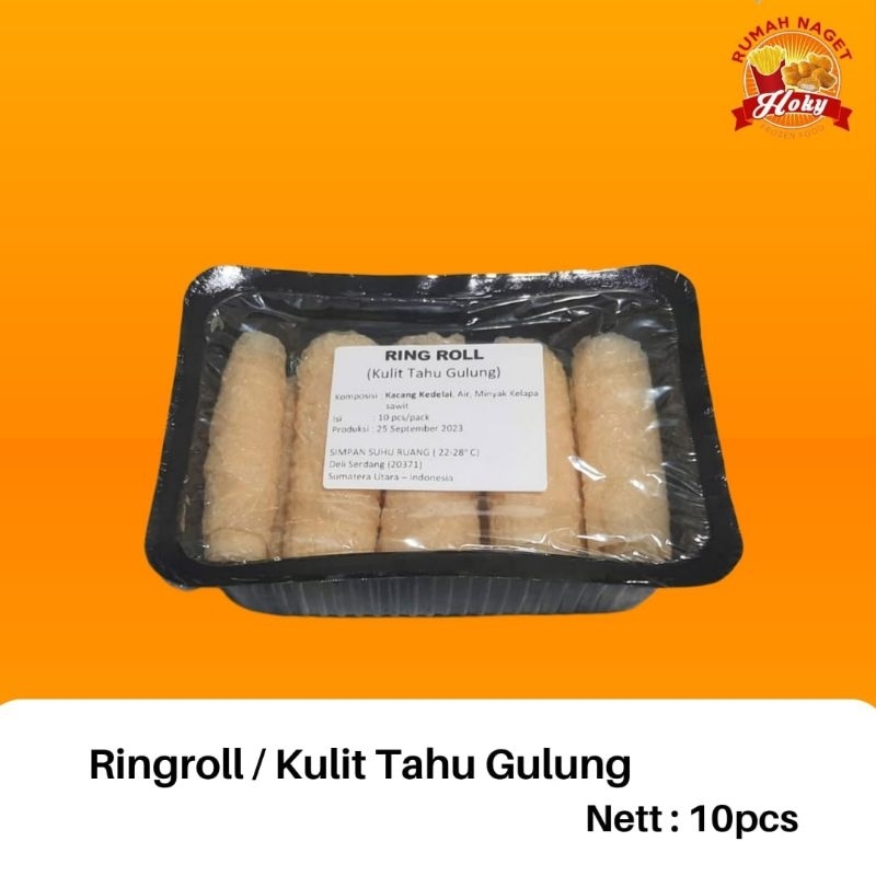 

Ring Roll Kulit Kembang Tahu Gulung Homemade isi 10