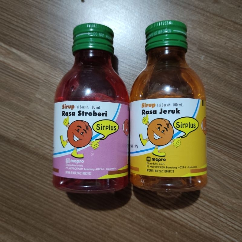 

Sirplus sirup anak rasa strawberry/jeruk