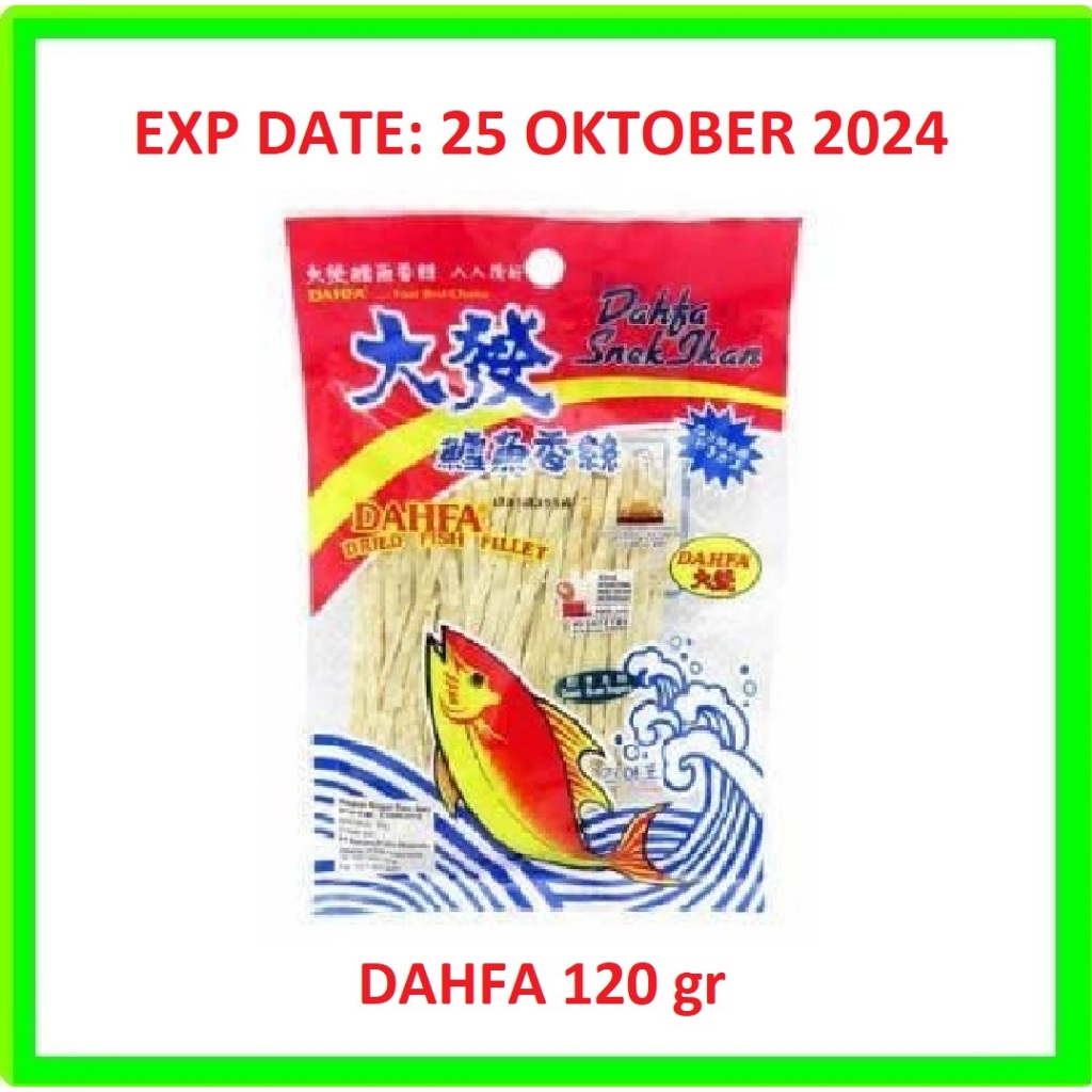 

DAHFA snek ikan 120gr / dried fish fillet snack 120g / juhi ikan snak 120 gram