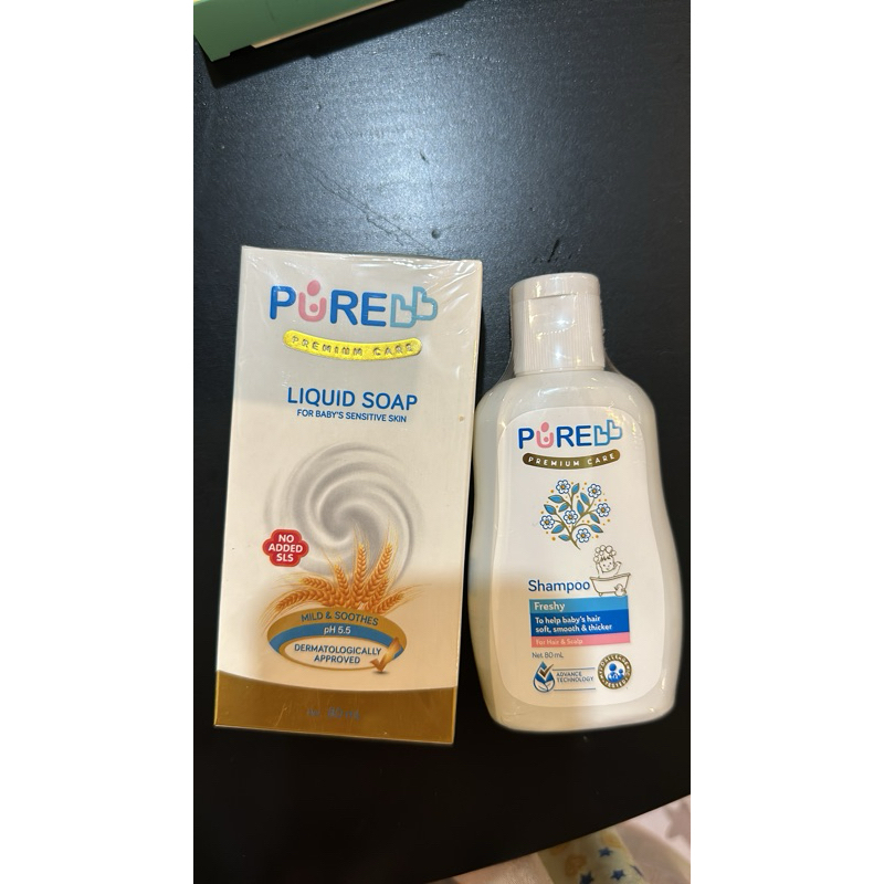 Pure BB liquid soap and shampoo 80ml
