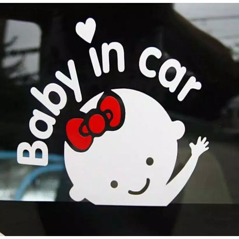 

Sticker Mobil BABY IN CAR Cutting Sticker BABY ON BOARD