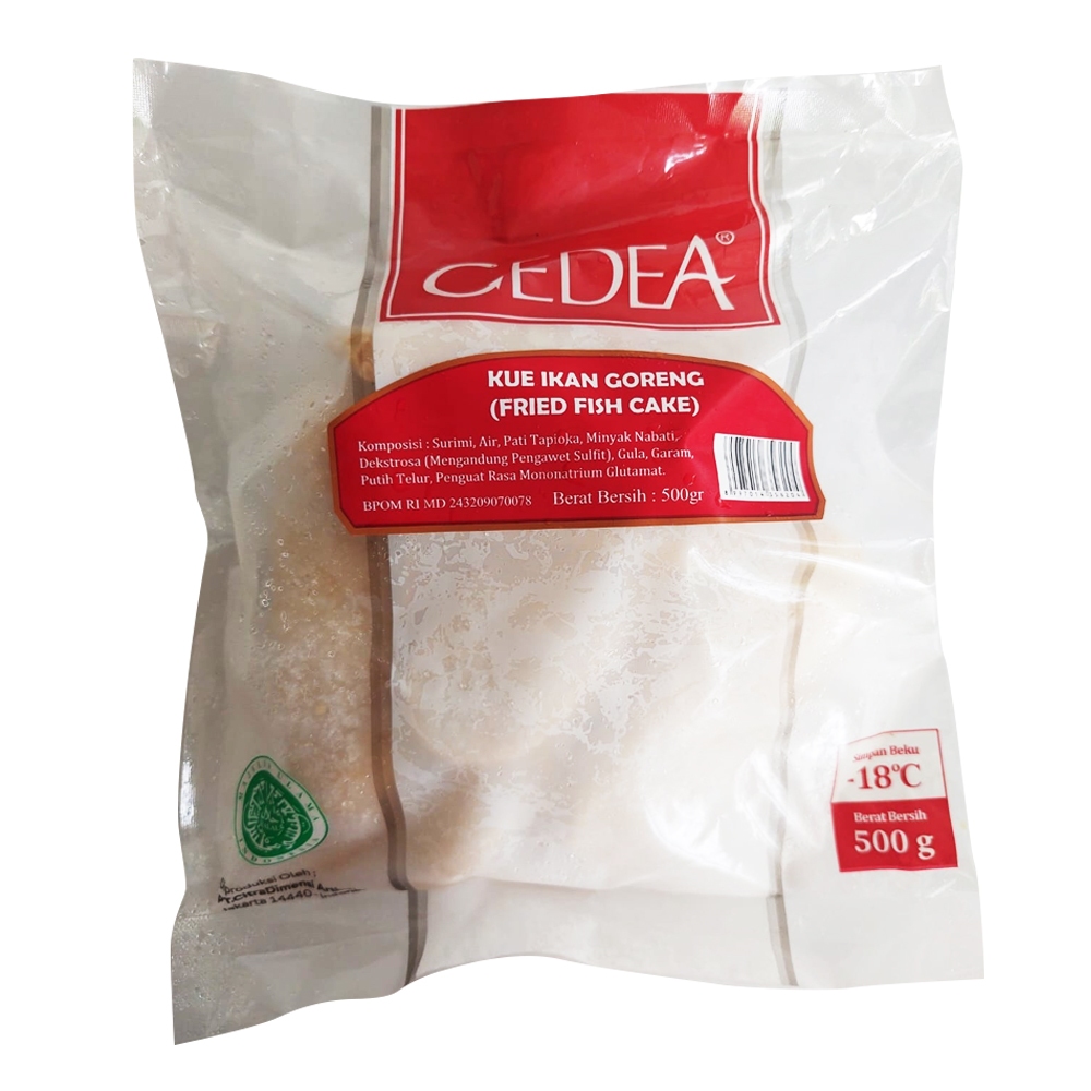 

KUE IKAN PEDAS CEDEA 500GR SPICY FISH CAKE HALAL - KUE IKAN PEDAS 500