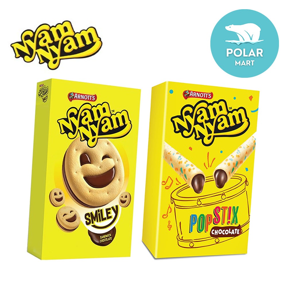 

Nyam Nyam Chocolate Popstix 48 Gram & Smiley 45 Gram