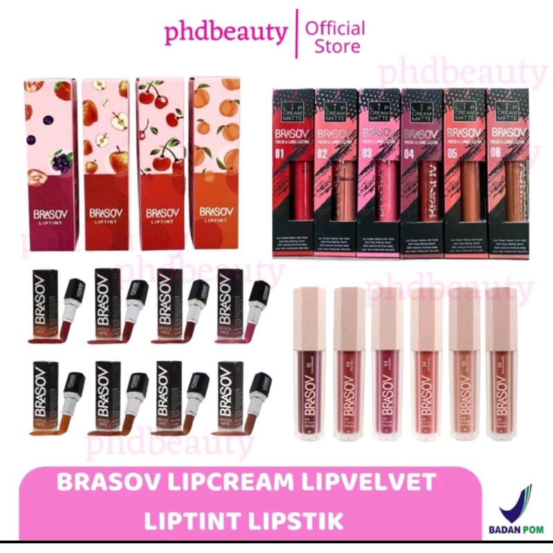 BRASOV LIPCREAM MATTE | Brasov Lipstik | Brasov Lip Velvet | Brasov Liptint