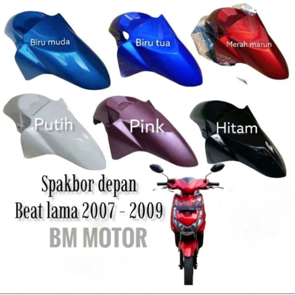 Spakbor Depan Honda Beat Lama 2007 -2009 Beat Kecil Karbu Terlaris