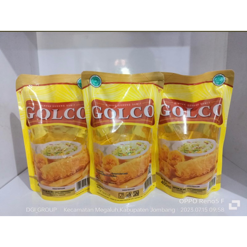 

[Paket isi 4] MINYAK GORENG GOLCO 400ml MINYAK GORENG PREMIUM