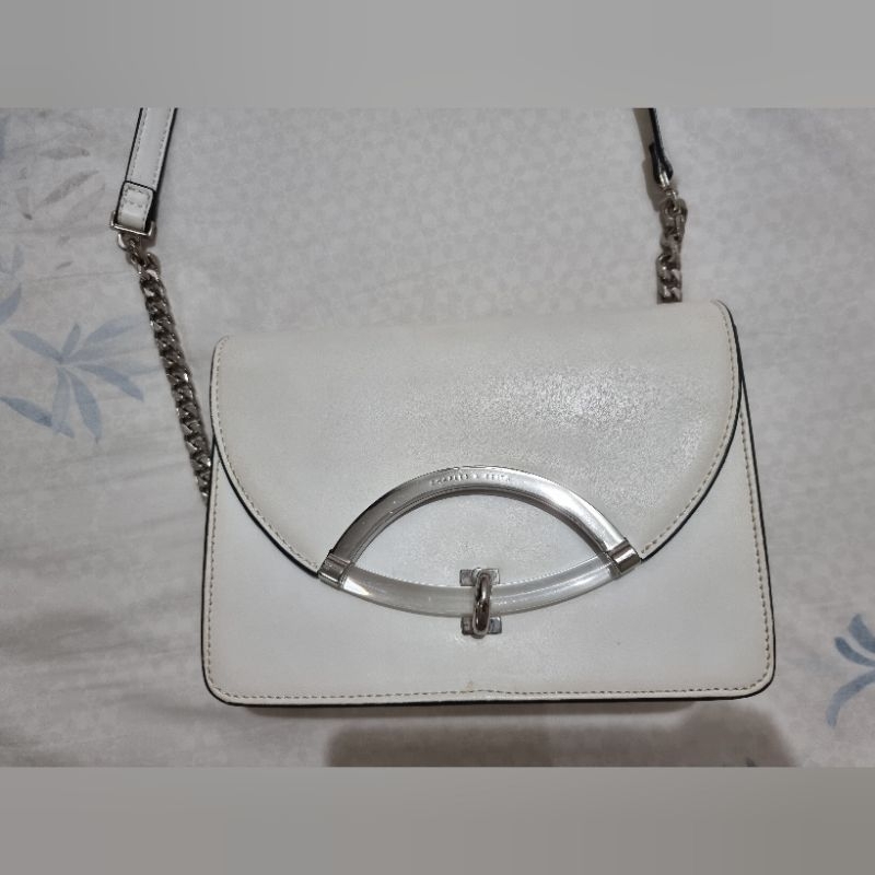 Charles And Keith Bag White