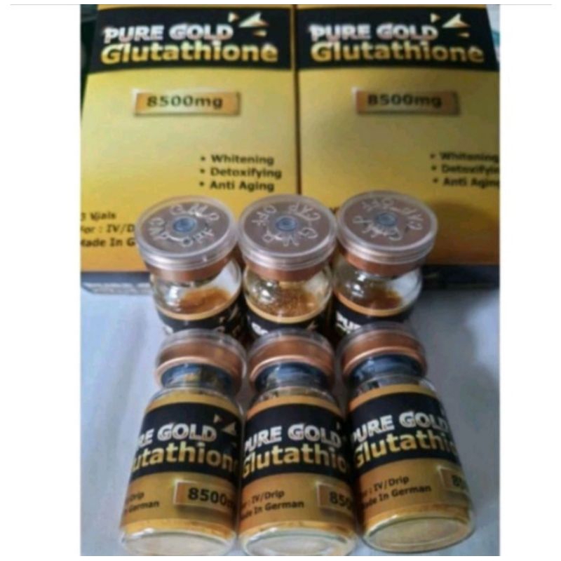 pure glutathione gold perbox (3vial)