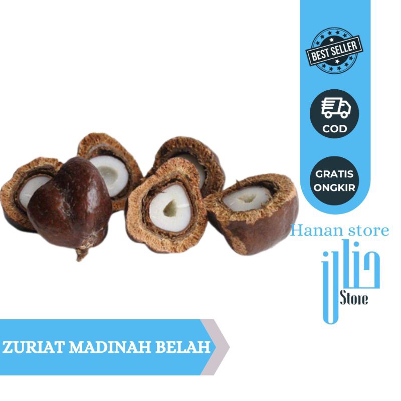 

Zuriat Madinah Belah 1 kg/buah zuriat promil/zuriat madinah asli