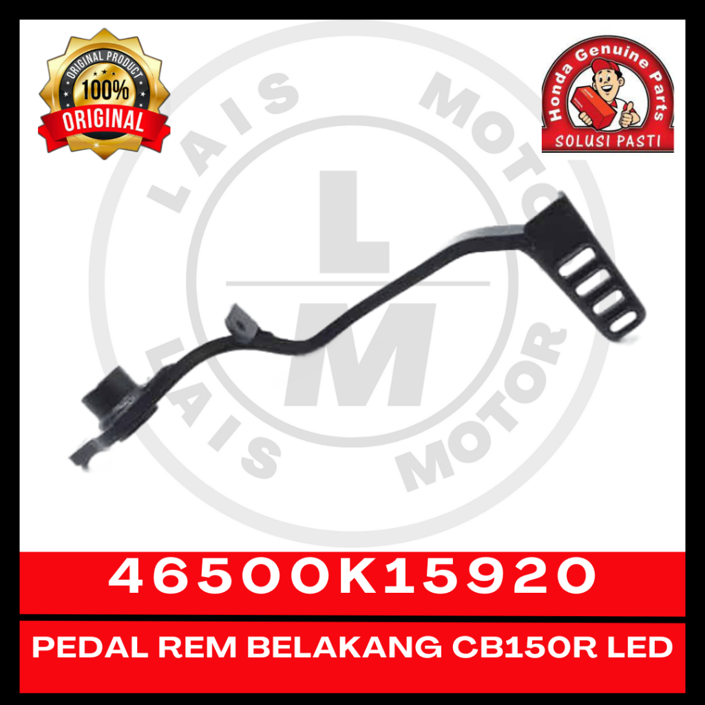 Pedal Rem Belakang K15920 CB150R LED CBx150 46500K15920 ORI AHM