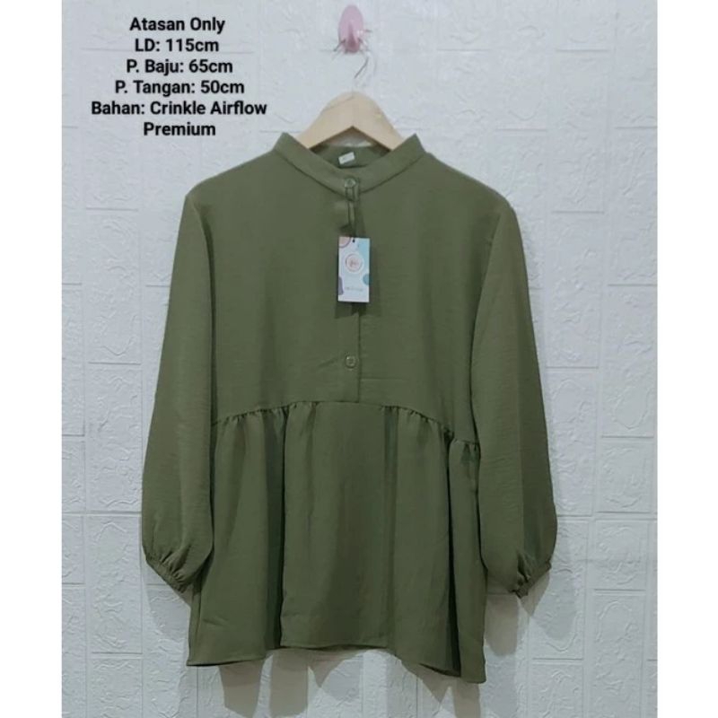(KODE A) ATASAN RAYON CRINKLE AIRFLOW