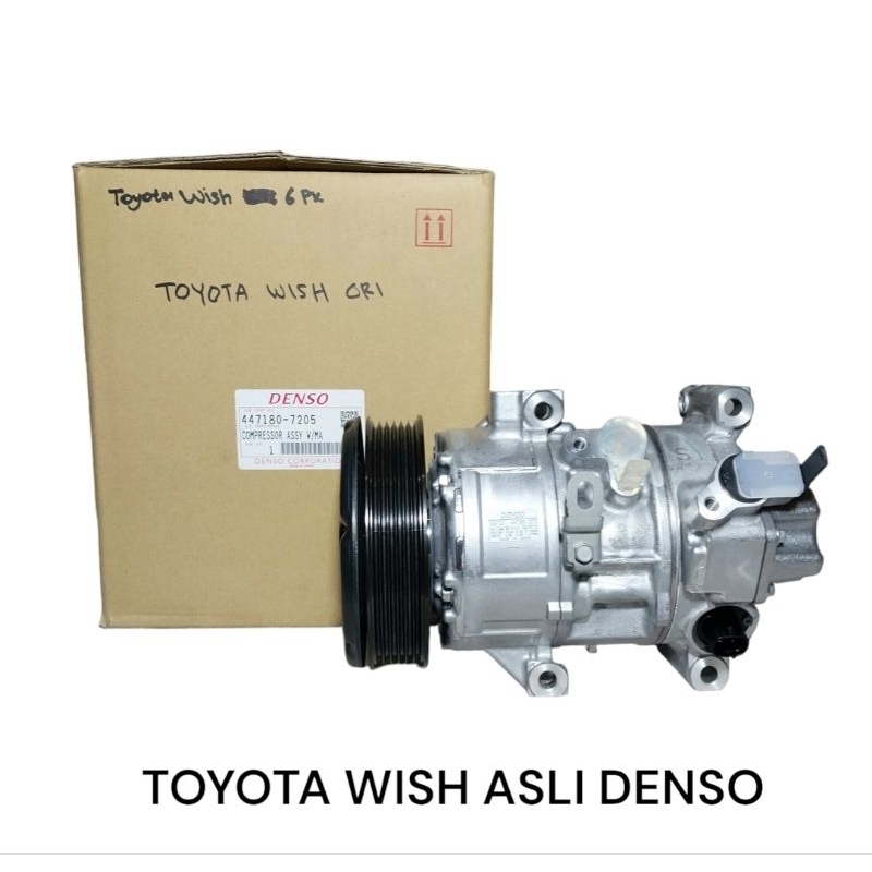 KOMPRESOR COMPRESOR AC TOYOTA WISH ASLI ORIGINAL DENSO