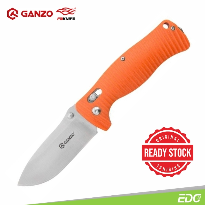 GANZO G720-OR 440C G10 Orange Survival Camping Tools
