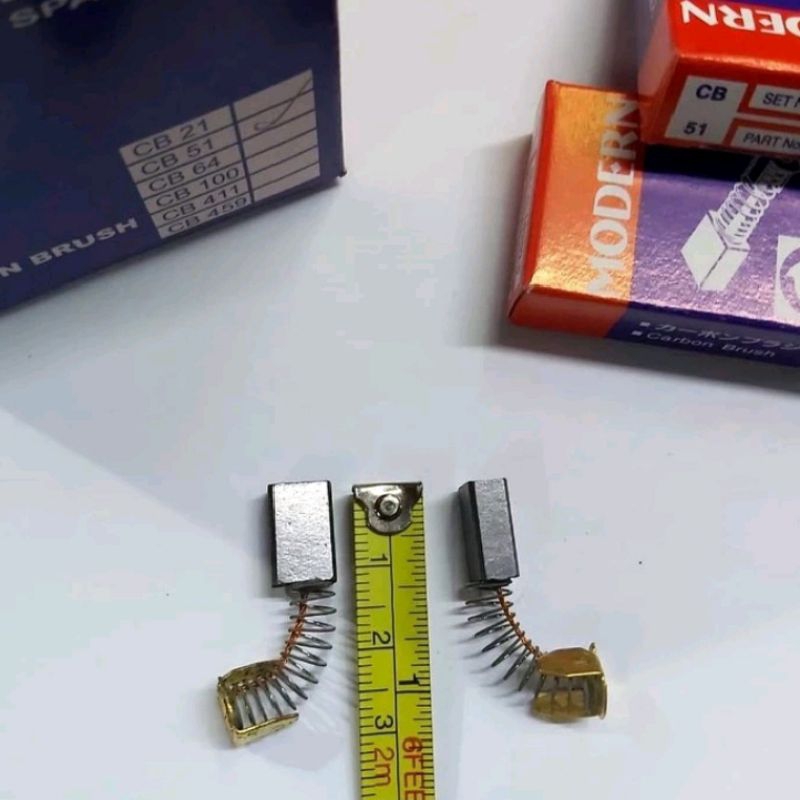 Carbon Brush/Areng/Spul Mesin Gerinda Modern SIM 100B (ORIGINAL)