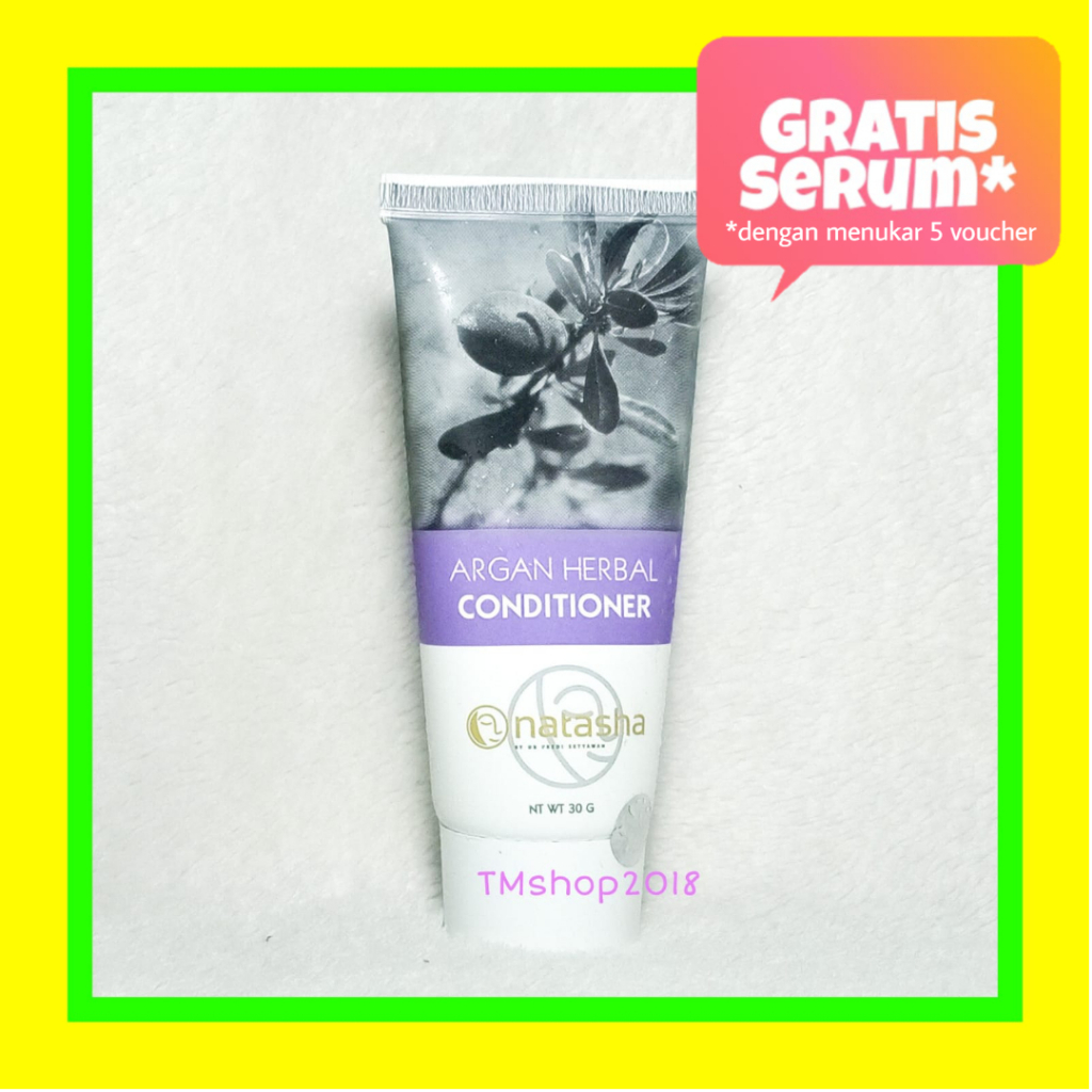 Natasha Skincare Argan Herbal Conditioner 30 gram by dr Fredi Setyawan Original