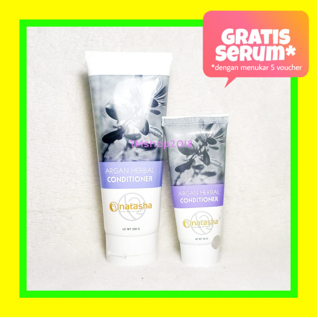 Natasha Skincare Argan Herbal Conditioner 30 & 100 gram by dr Fredi Setyawan Original