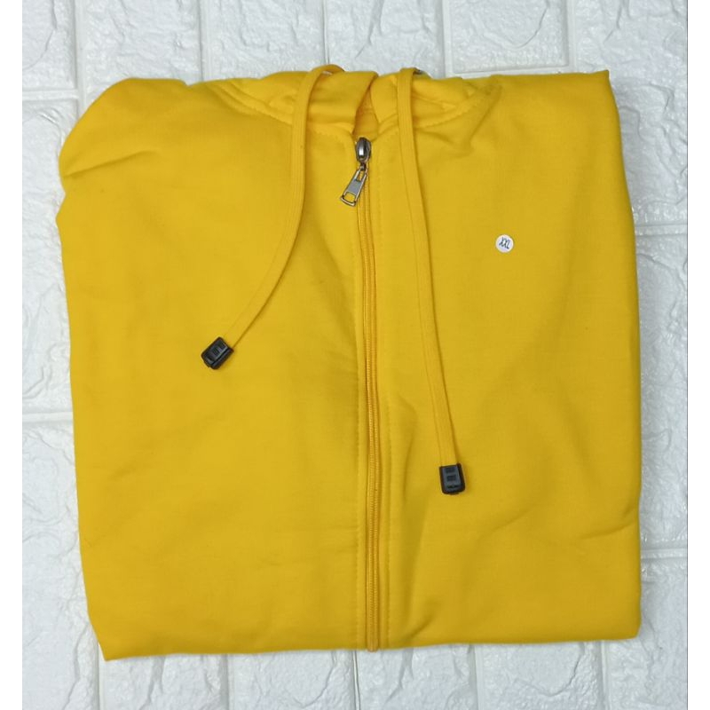 rompi kuning resleting polos