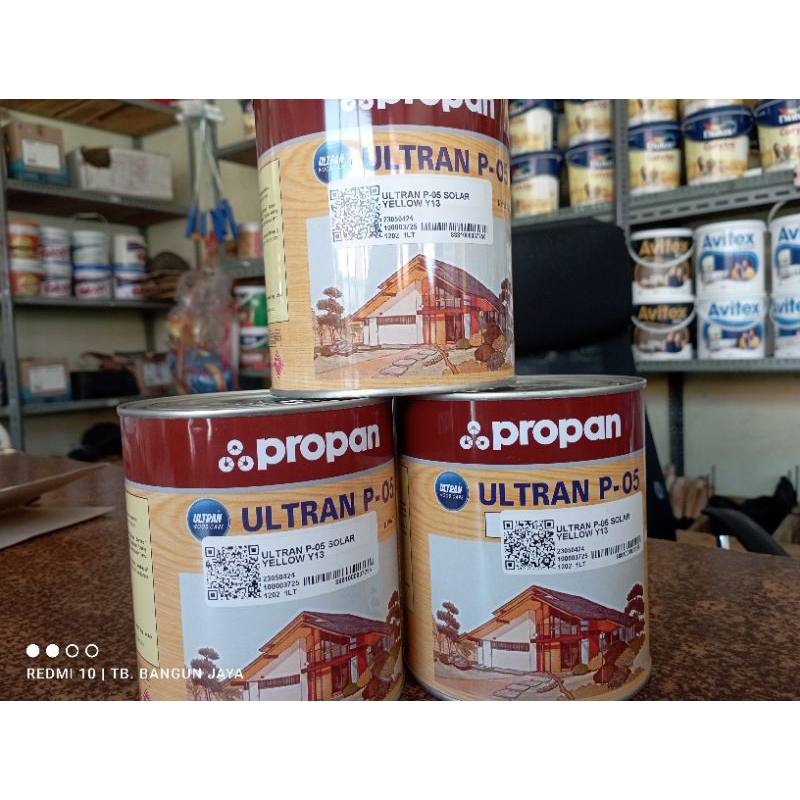 Propan ULTRAN P05 / Cat plitur kayu /vernish (KEMASAN BARU warna putih)