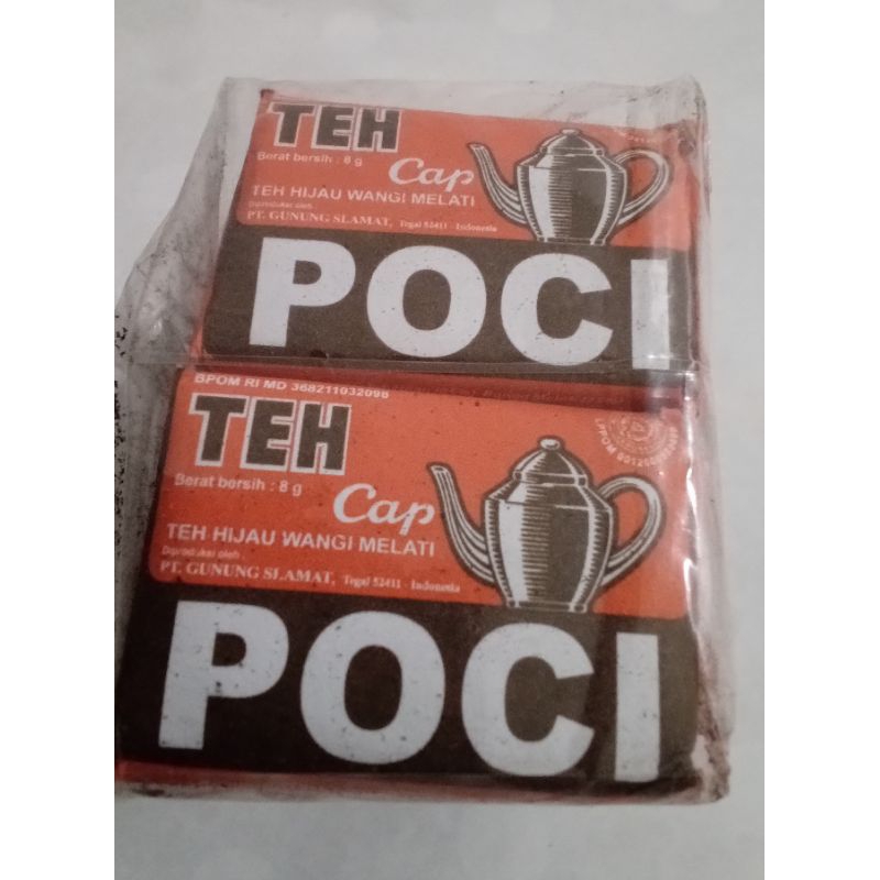 

Teh Poci Bubuk Teh Hijau Wangi melati 1pak isi 10 pcs