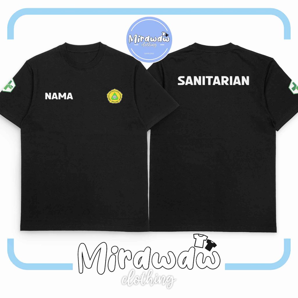 Kaos SANITARIAN Himpunan Ahli Kesehatan Lingkungan Indonesia HAKLI Logo Baju Distro