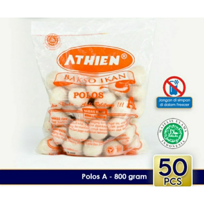

Baso Ikan Polos A Athien Asli Belitung Isi 50pcs enak dan murah