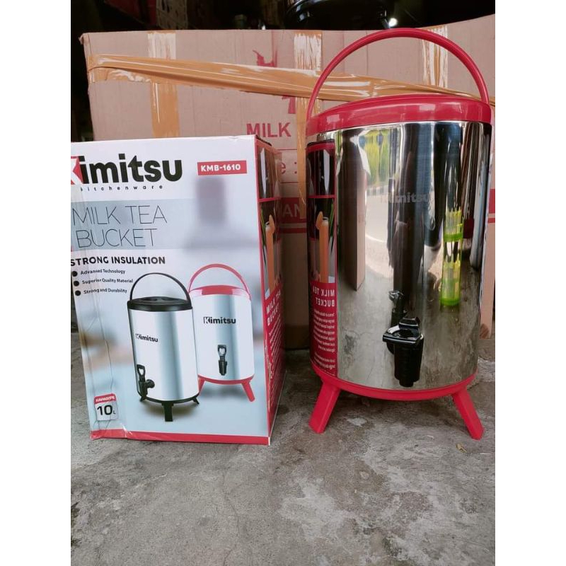 MILK TEA BUCKET KIMITSU 10 LITER POLOS