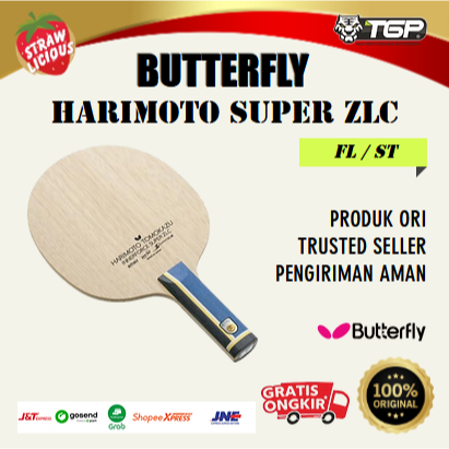 Bat/Bet Blade Kayu Tenis Meja Pingpong Butterfly Harimoto Innerforce Super ZLC Ori