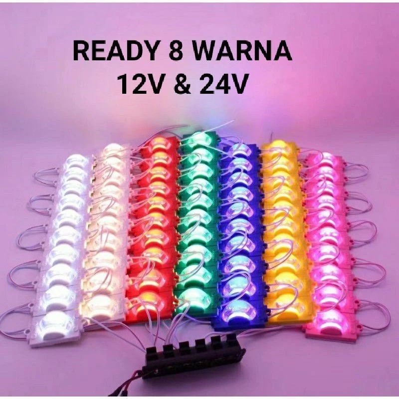 lampu LED kolong 1 mata untuk truk mobil motor12 Volt 24 Volt MODEL TERBARU